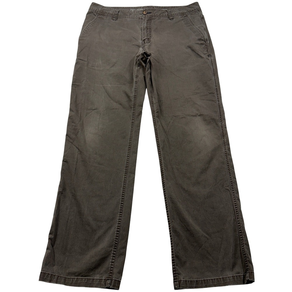 Toad&Co Mission Ridge Pant‎ Mens 36x34 Brown Organic Cotton Regular Fit Chino